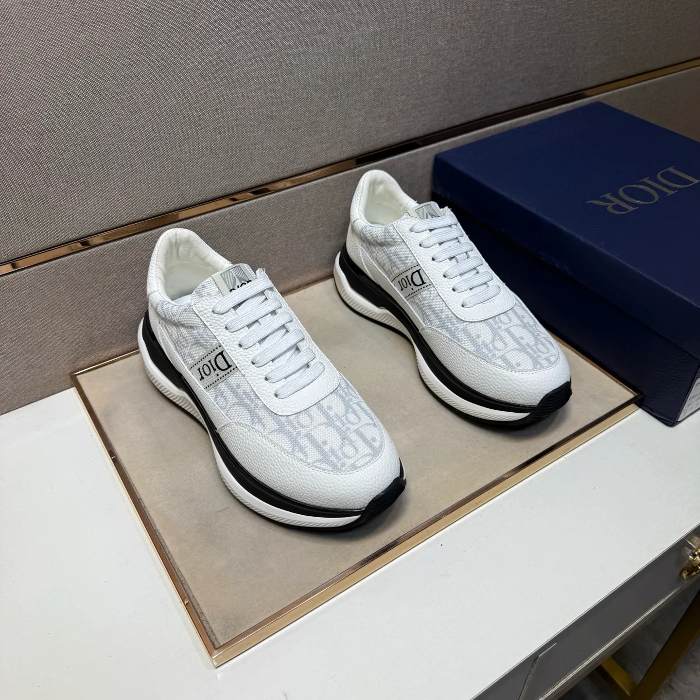 Men's men's shoes 💰pp462 [Dior~] Men's casual shoes 2025z cabinet sales simultaneously 🔶Size: 38-44 #️⃣ 🔷3 colors🔜The upper is made of multi-material splicing➕Mesh lining, comfortable and breathable, sole: original comfortable and wear-resistant outsole, ⚠️real thing📱photographed🎬real thing is better📢📢📢